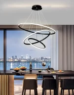 LUSTRE PENDENTE 3 ARCOS DOURADO