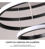Luminária 3 Arcos Pretos - Imagem 6