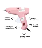 Pistola Cola Quente Profissional 40w Gatte 4010 110V/220V - Imagem 2