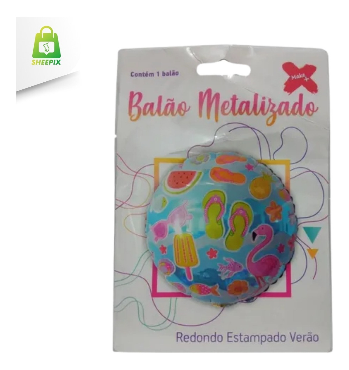 3100eec54a30d2e83ceb166c986fe95d.jpg Balão Bexiga Metalizado Verão 18 - Imagem 4