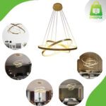 Lustre Pendente 3 Arcos Dourado - Imagem 8