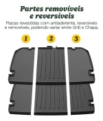 Grill Compacto Chapa E Panini Press Cuisinart 127V - Imagem 4