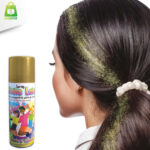 Spray Cabelo Loko Tinta Temporária Dourada - Imagem 2