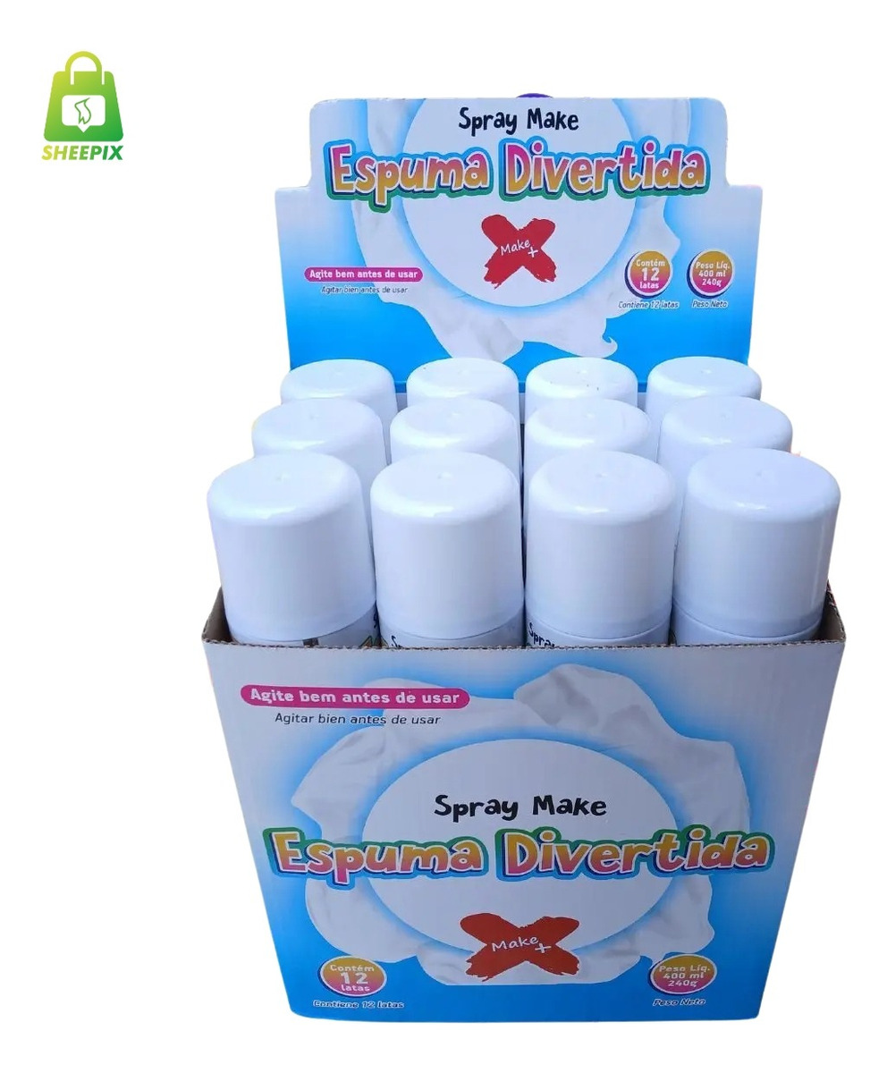 4f2615099384d569bfc7f23abc9b670a.jpg Spray de Espuma Colorida Make+ Lata 400ml - Imagem 5