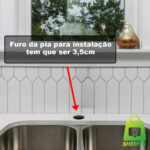 Torneira Cozinha 1/4 De Volta 360º Aço Escovado - Imagem 5