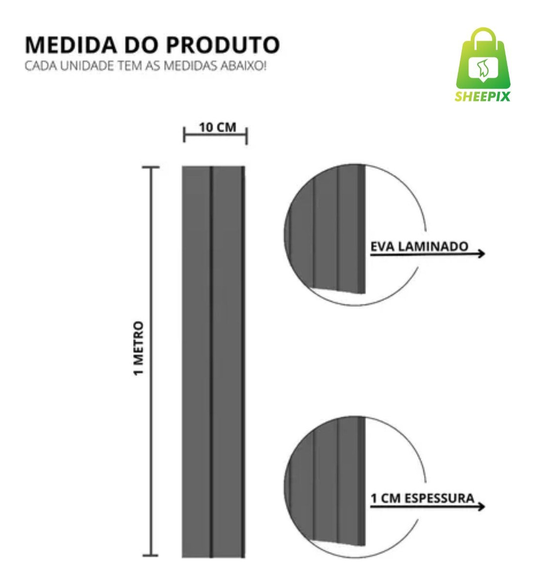 629e7aee67e61bef56aefcd7a9901b2b.jpg Ripado em EVA Marrom 10cmx10mx10mm - Imagem 6