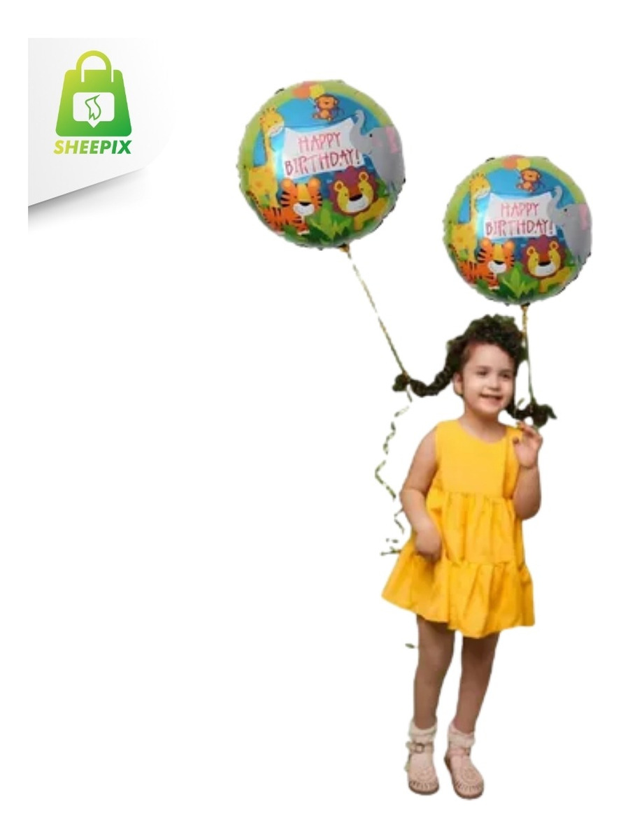 655388ccddeb43f1f1ae275399e29eee.jpg Balão Metalizado Safari 18-45cm - Imagem 3