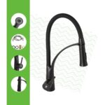 Torneira Gourmet Monocomando 50cm Flexível Preto - Imagem 3