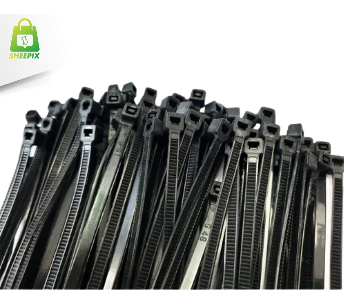 6945b4151cbef408518839f1b494348b-1.jpg ABRAÇADEIRA EM NYLON PRETO 100X2,5MM 100un - Imagem 4