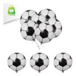 Balão Bexiga Metalizado Bola de Futebol 20 50CM - Imagem 5