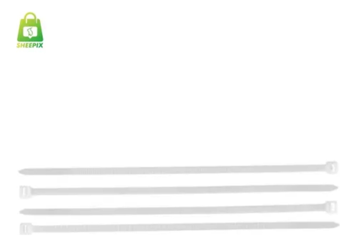73e32498d6342259fb0274f9b67a8dde-1.jpg ABRAÇADEIRA EM NYLON BRANCO 650X12MM 100un - Imagem 5