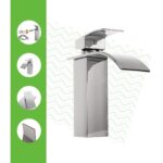 Torneira Monocomando Banheiro Cascata Cromada Bica Baixa - Imagem 2
