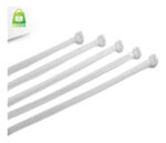 ABRAÇADEIRA EM NYLON BRANCO 100X2,5MM 100un - Imagem 2