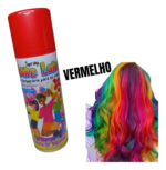 Spray Cabelo Loko Tinta Temporária Verm. 12un - Imagem 2