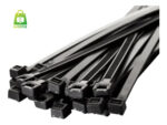 ABRAÇADEIRA EM NYLON PRETO 150X3,6.MM 100un - Imagem 2