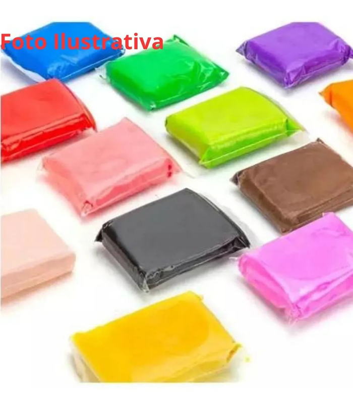 97dad220e9a2c8b65209bc58c25836b9.webp Massa de EVA 50g 3 cores rosa, rosa claro, pink - Imagem 8