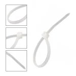 ABRAÇADEIRA EM NYLON BRANCO 100X2,5MM 100un