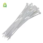 ABRAÇADEIRA EM NYLON BRANCO 350X4,8MM 100un 191010