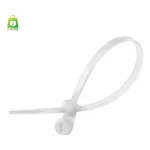 ABRACADEIRA EM NYLON BRANCO 380X7,6MM 100un