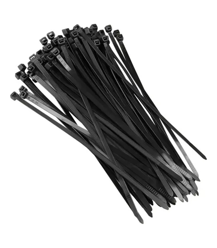 ABRAÇADEIRA EM NYLON PRETO 100X2,5MM 100un ABRAÇADEIRA EM NYLON PRETO 100X2,5MM 100un 191001