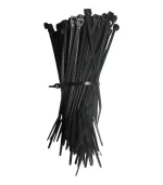 ABRAÇADEIRA EM NYLON PRETO 200X3,6MM 100un