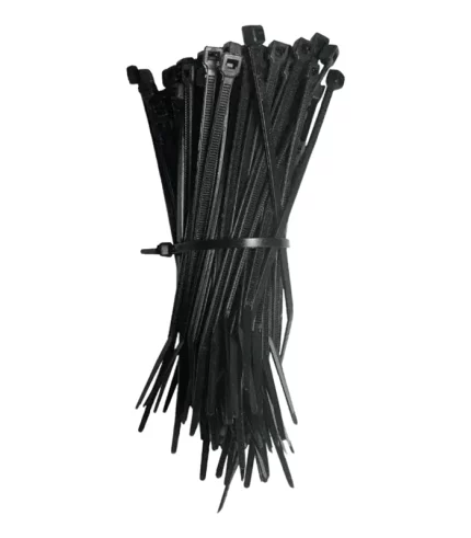 ABRAÇADEIRA EM NYLON PRETO 200X3,6MM 100un