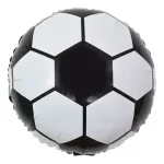 Balão Bexiga Metalizado Bola de Futebol 20 50CM