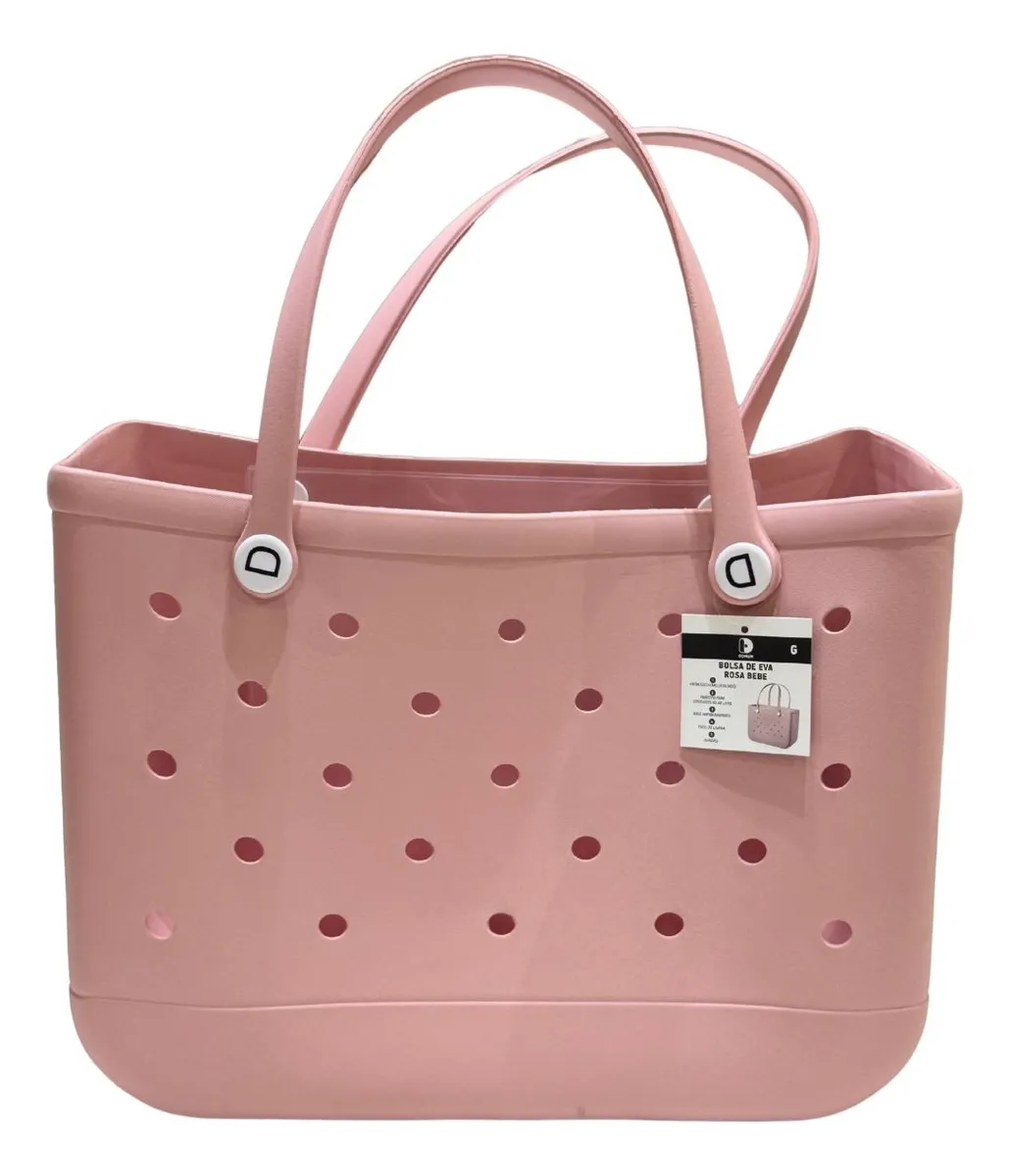 D_NQ_NP_2X_713504-MLB83253401992_042025-F-bolsa-de-praia-grande-academia-piscina-clube-luxo-eva Bolsa De Praia em EVA Rosa Claro Grande Academia, Piscina, Clube - Imagem 3