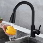 Torneira Cozinha Monocomando Extensível Preto Fosco - Imagem 8