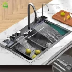 Cozinha Moderna Com Cuba Tecnológica Domum Preto - Imagem 2