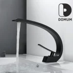 Torneira Banheiro Monocomando Cascata Misturador Preto - Imagem 2