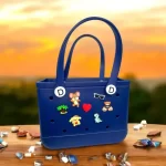 Bolsa Pequena Azul Em Eva Academia, Praia, Passeio, Clube - Imagem 4