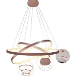 Lustre Pendente 3 Arcos Rose