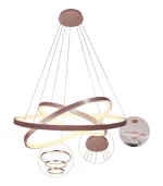 Lustre Pendente 3 Arcos Rose