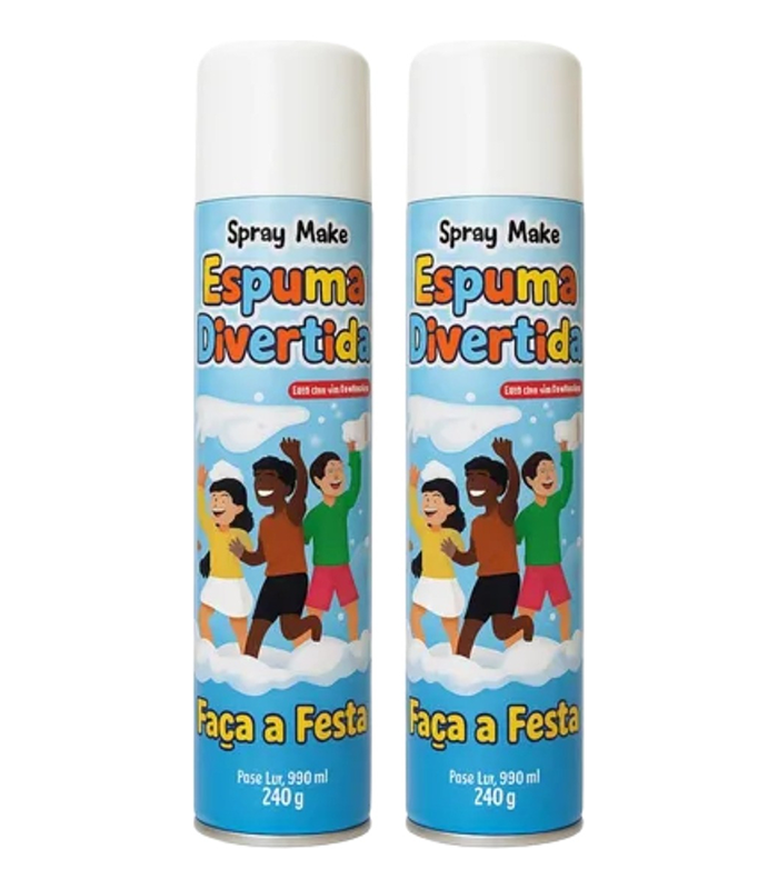 Spray de Espuma Colorida Make+ Lata 400ml Spray de Espuma Colorida Make+ Lata 400ml