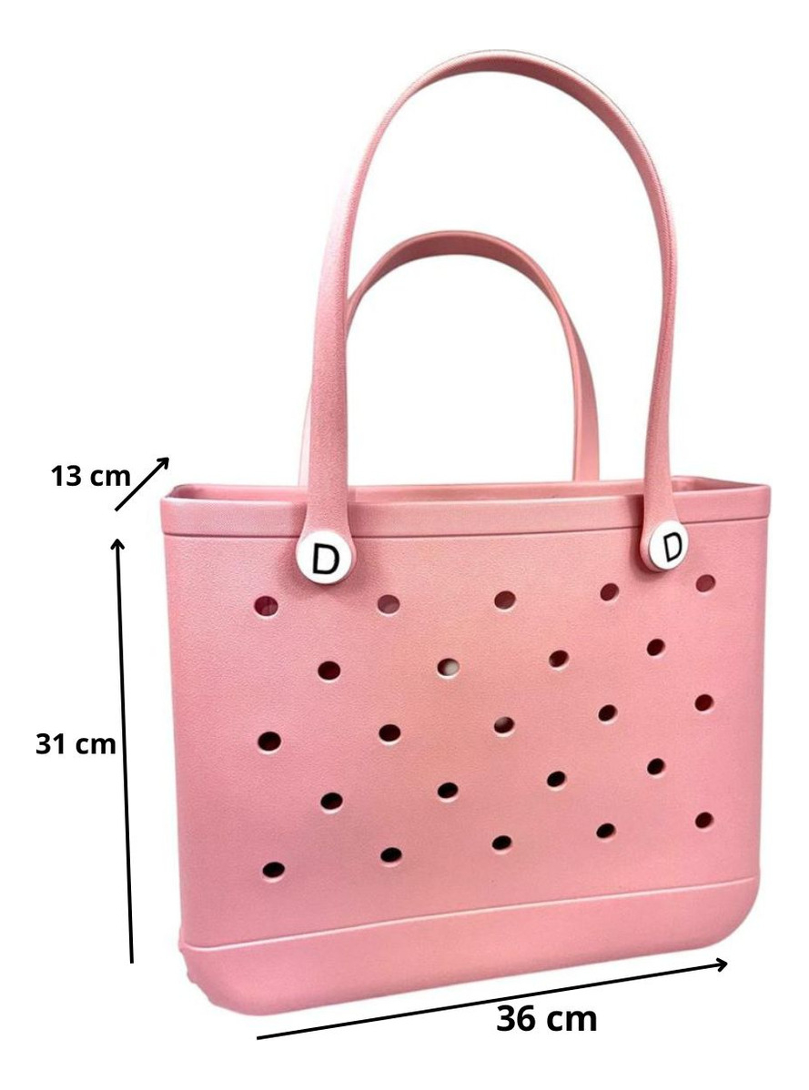 a559c0f710bf63b1e2be6fb06706a73b.jpg Bolsa De Praia em EVA Rosa Claro Media Academia, Piscina, Clube - Imagem 3