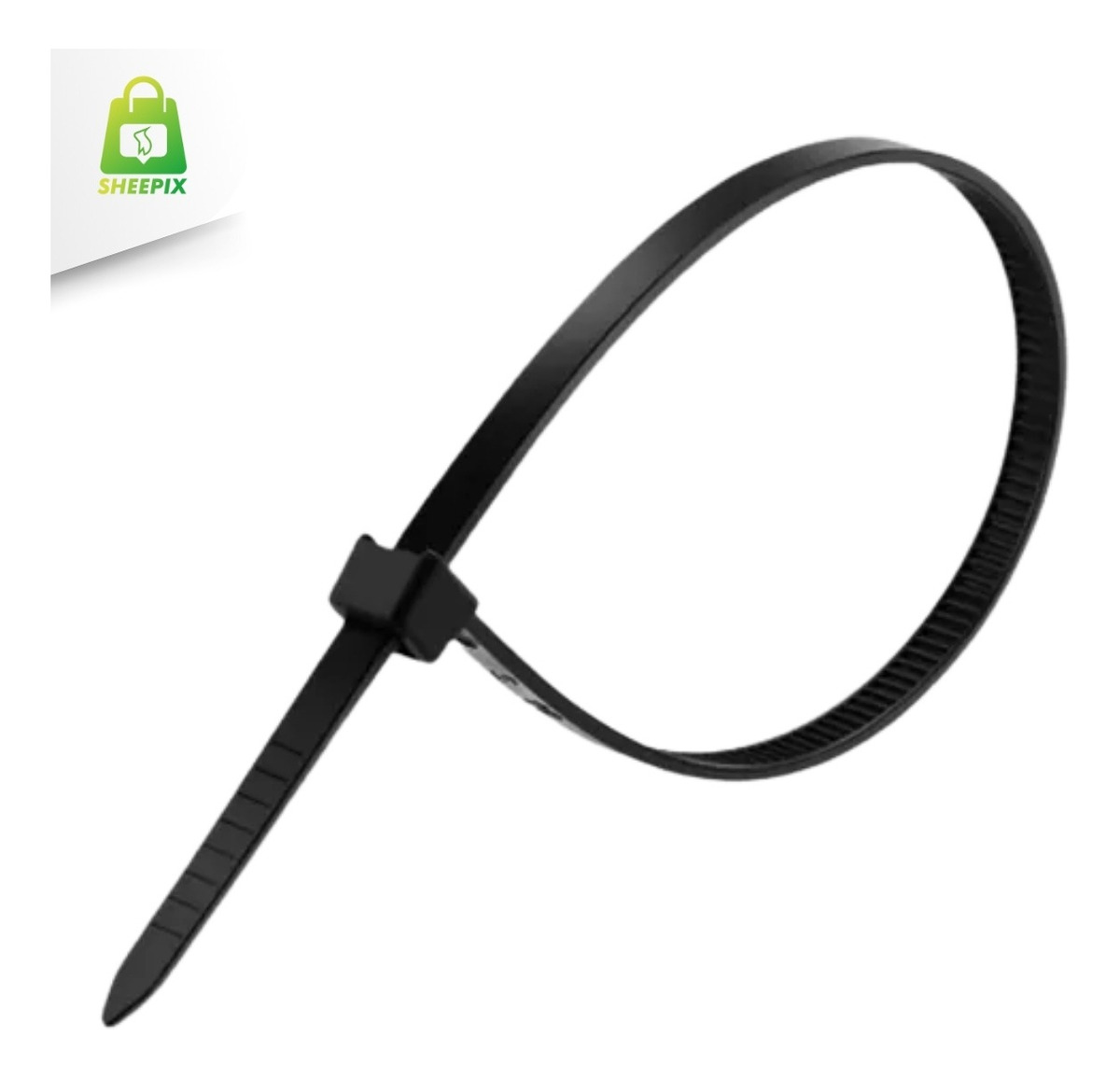 ab3fc1185ef522155f367094f2fc2670-1.jpg ABRAÇADEIRA EM NYLON PRETO 100X2,5MM 100un - Imagem 5