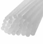 Refil Cola Quente Bastão Transparente Fina 7,2x300mm 500g Make+ - Imagem 2