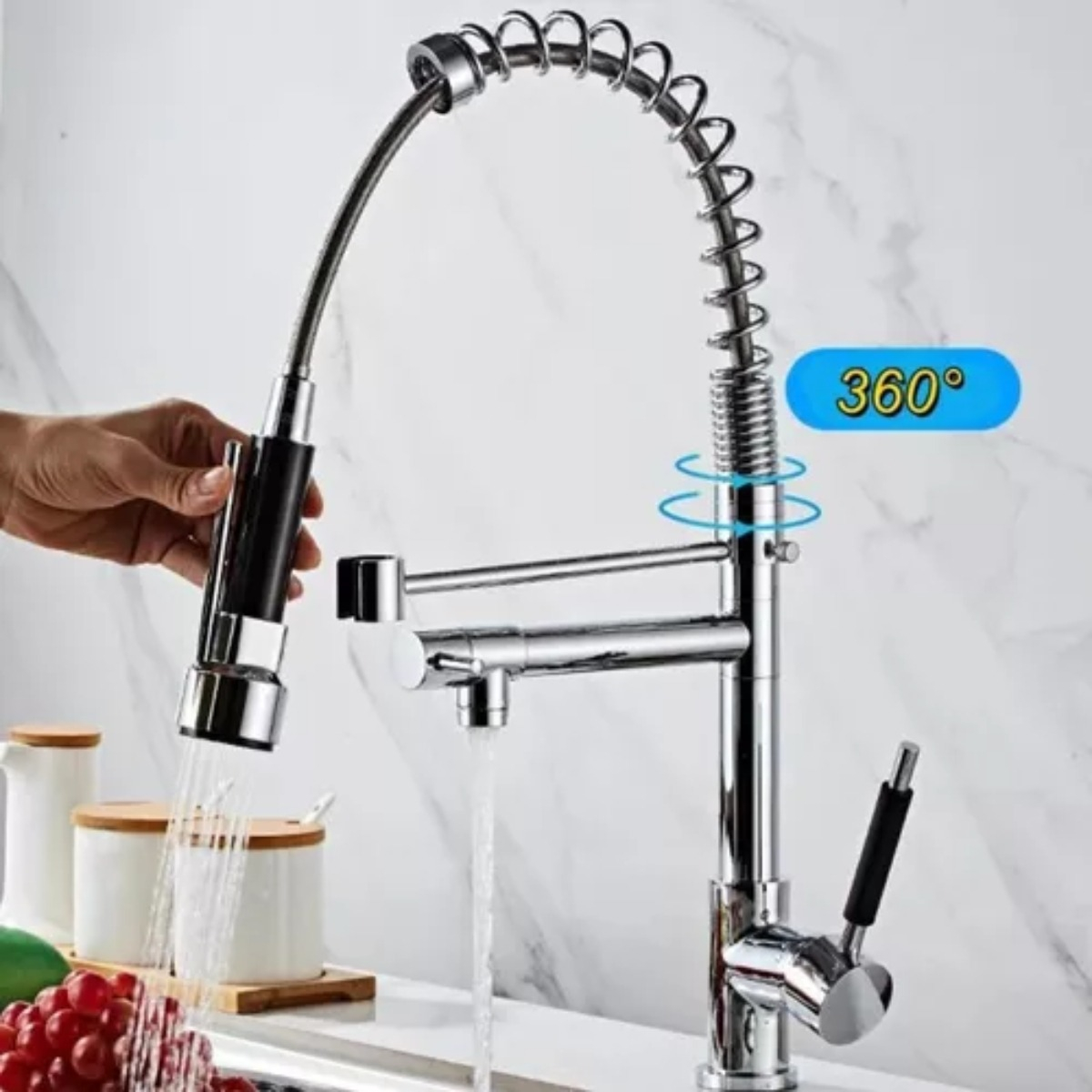 acd348b458e47c628f49cf6152fde4d0.jpg Torneira de cozinha gourmet 02 saídas Escovada - Imagem 5