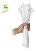 ABRAÇADEIRA EM NYLON BRANCO 100X2,5MM 100un - Imagem 5