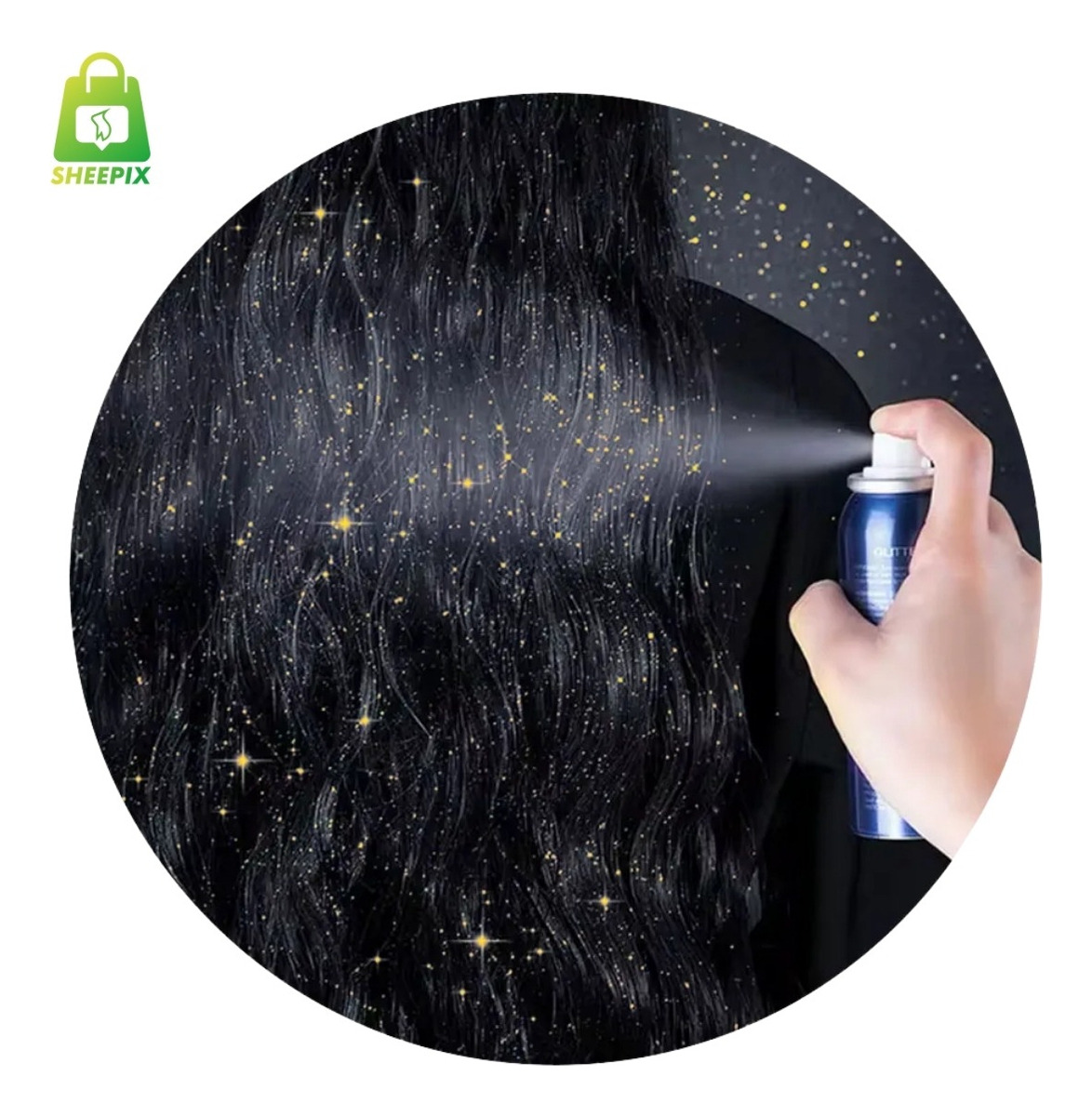 cf42a1a0e366004825ea28a7572b0d88.jpg Spray Cabelo Loko Tinta Temporária Dourada - Imagem 3
