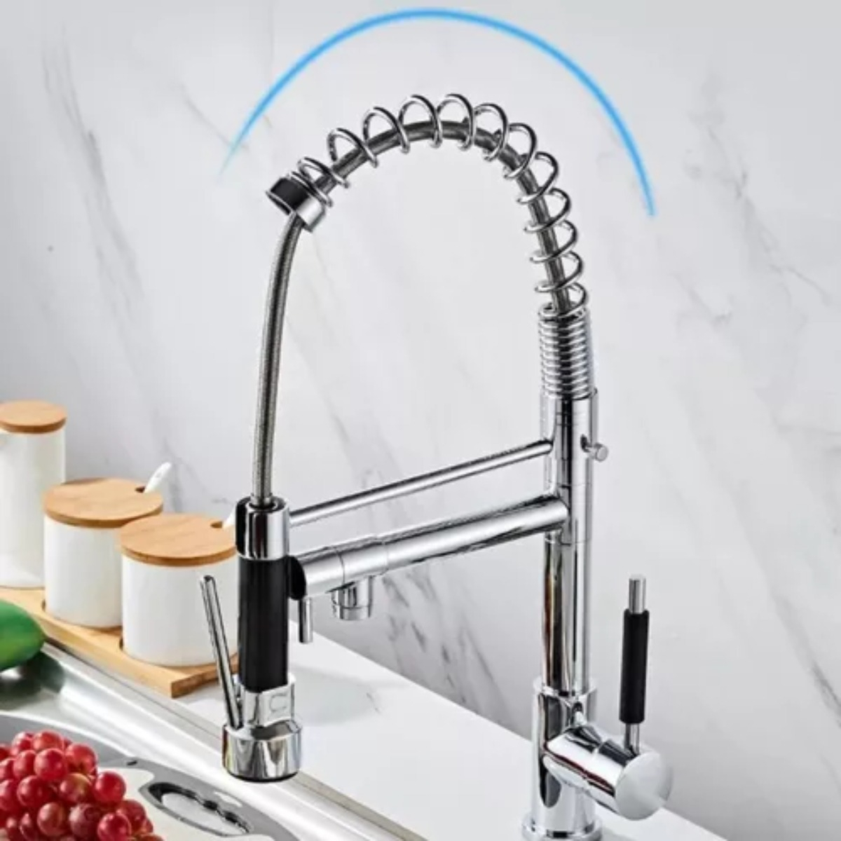 da87d67c3721f15b7536635f6704f6c3.jpg Torneira de cozinha gourmet 02 saídas Escovada - Imagem 9