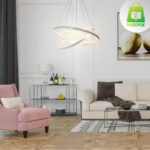 Lustre Pendente 3 Arcos Prata - Imagem 7