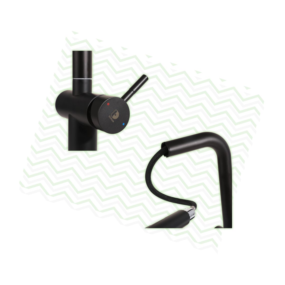 f2a7bff9a651e017b87c18924af6bf04.jpg Torneira Monocomando Gourmet Extensível Preta - Imagem 5