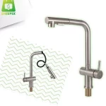 Torneira Gourmet Monocomando Escovada Extensível