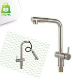 Torneira Gourmet Monocomando Escovada Extensível
