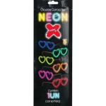 Óculos Coração de Neon 12u