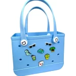 Bolsa Média Tote De Praia Azul Bebê Academia, Piscina, Clube
