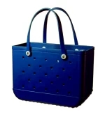 Bolsa Grande De Praia Azul Escuro Em Eva Academia, Praia, Passeio - Imagem 2