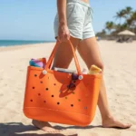 Bolsa Grande Laranja Eva - Academia, Praia, Clube - Imagem 2